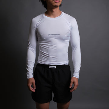 JuJutsu Compression Long Sleeve in White