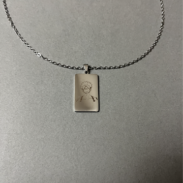 King of Curses Necklace in Silver