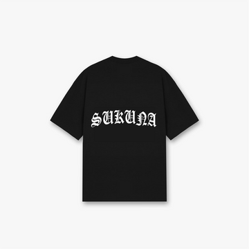 King of Curse Oversized Tee in Black