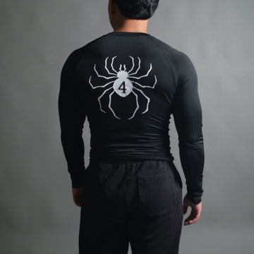 Hisoka Spider Compression Long Sleeve in Black