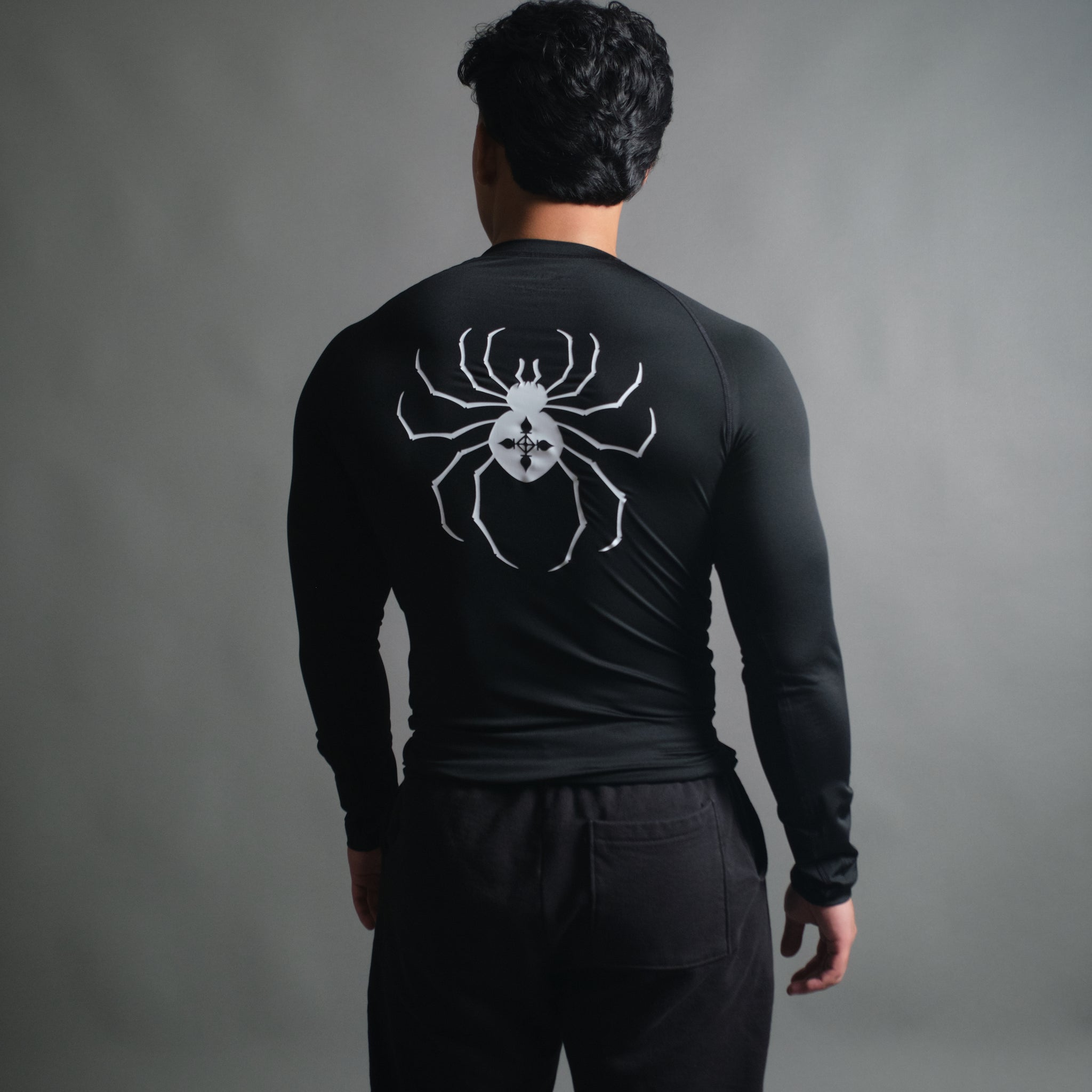 Chrollo Spider Compression Long Sleeve in Black