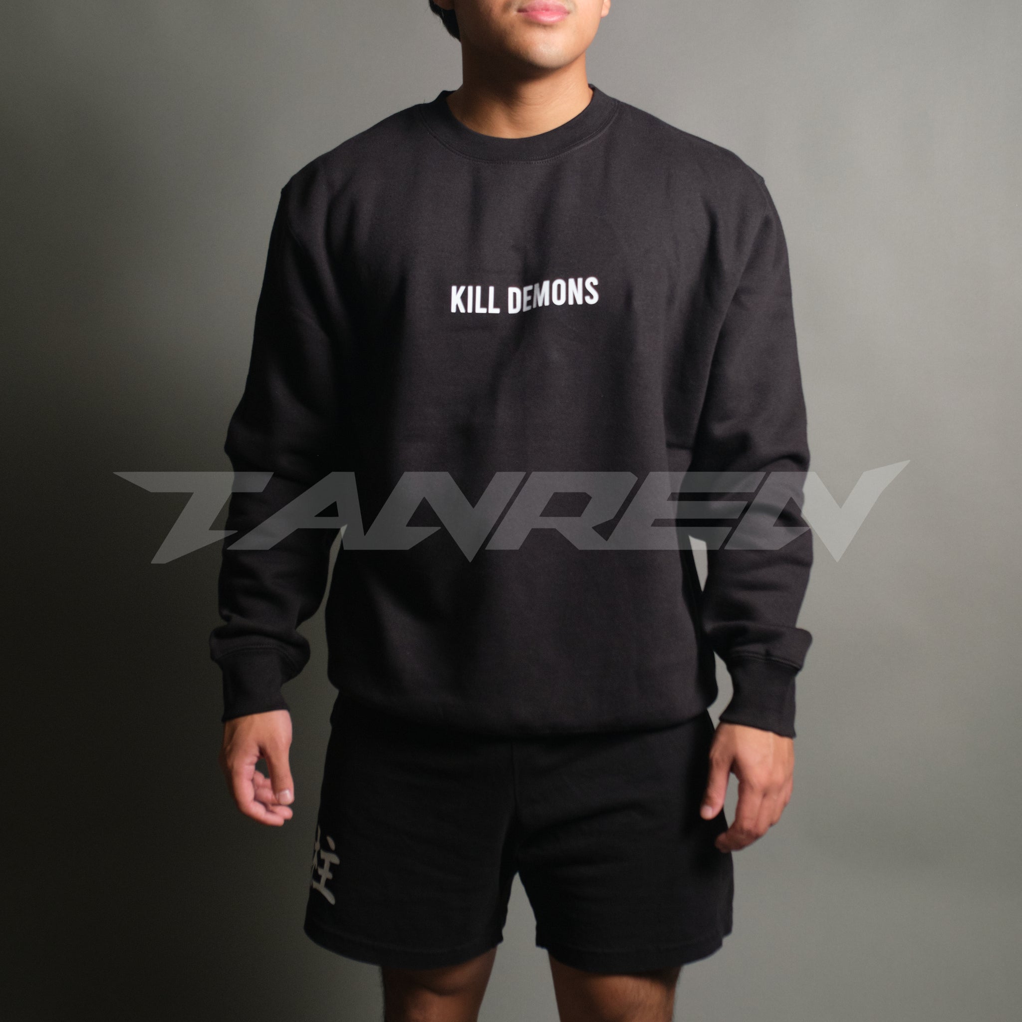 Kill Demons Unisex Crewneck in Black