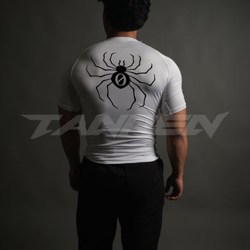Spider 0 Compression Short Sleeve in White