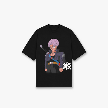 Trunks Oversized Tee in Black