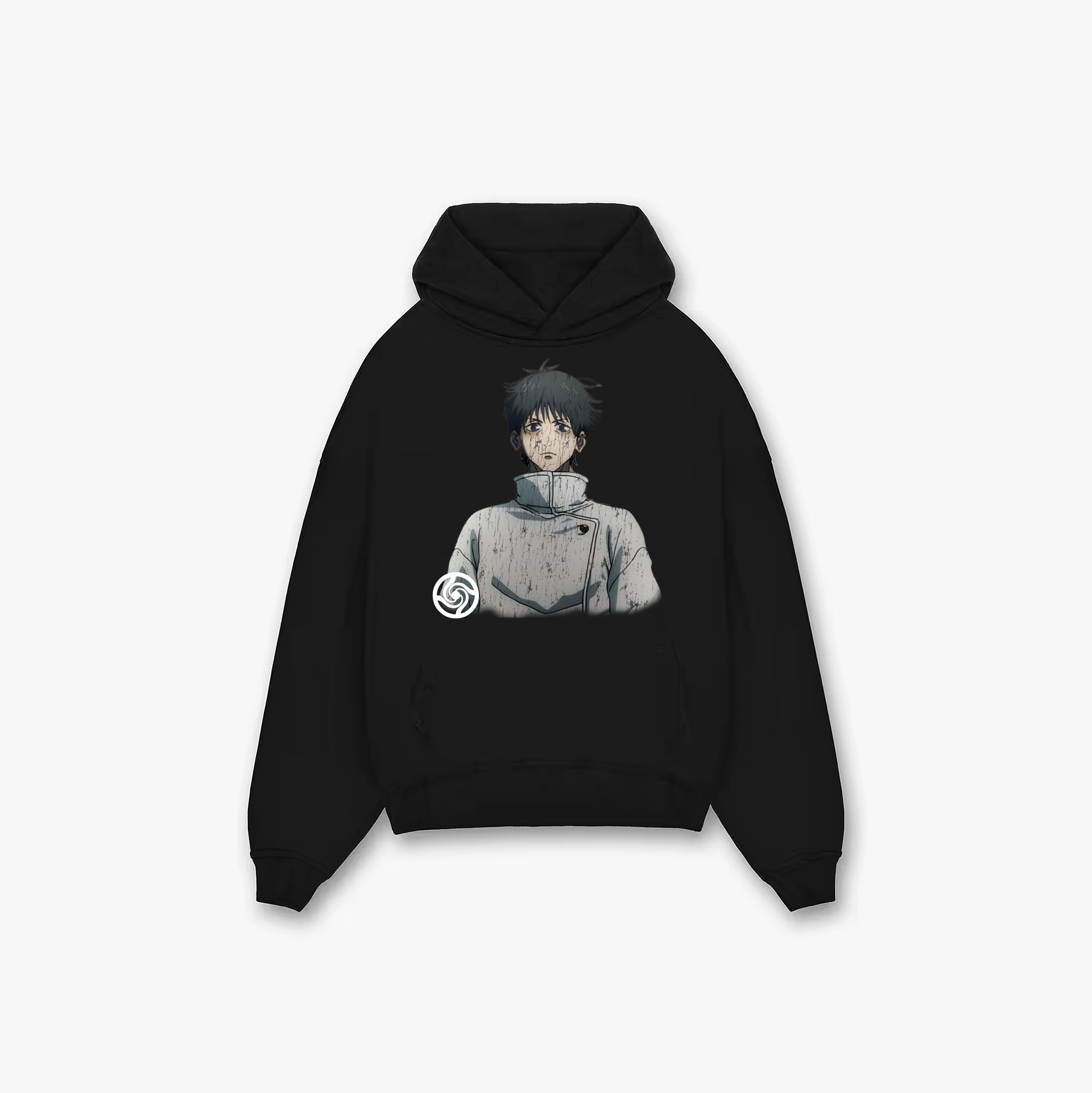 Okkotsu Oversized Hoodie in Black