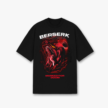 Beast of Darkness Oversized Tee in Black